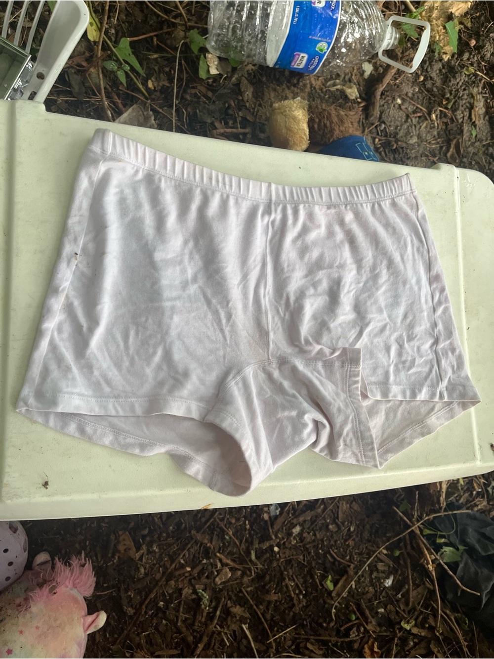 Soft Cotton Boxer Shorts - Light Pink